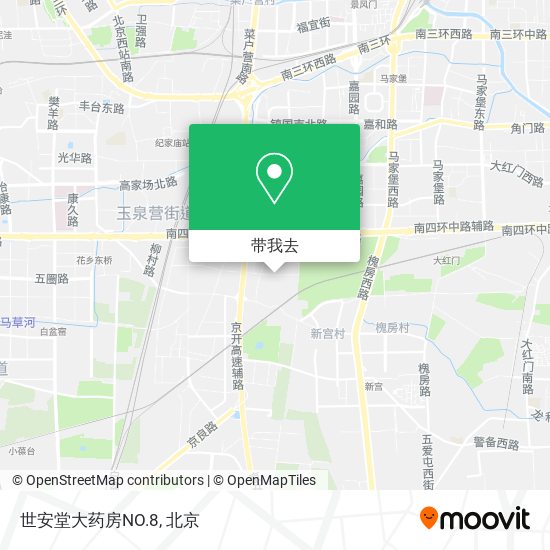 世安堂大药房NO.8地图