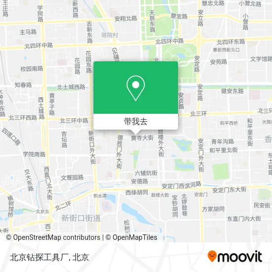 北京钻探工具厂地图