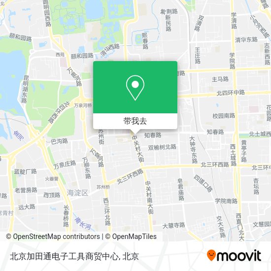 北京加田通电子工具商贸中心地图