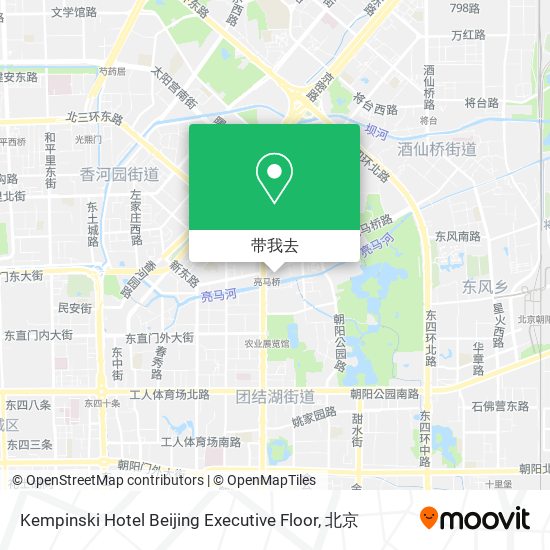 Kempinski Hotel Beijing Executive Floor地图