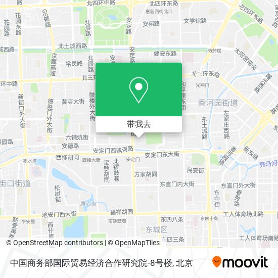 中国商务部国际贸易经济合作研究院-8号楼地图
