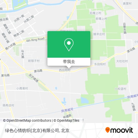 绿色心情纺织(北京)有限公司地图