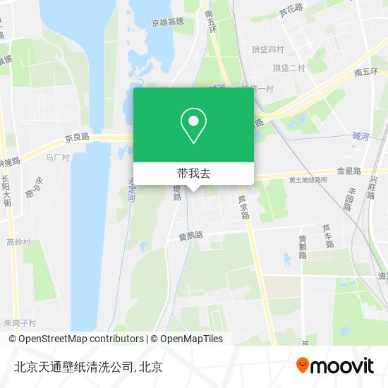 北京天通壁纸清洗公司地图