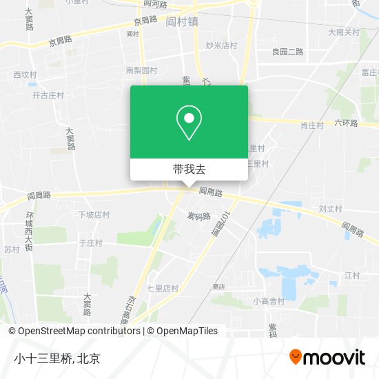 小十三里桥地图