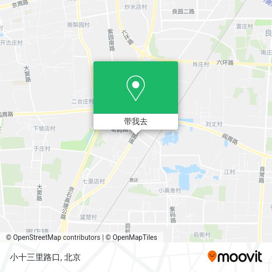 小十三里路口地图