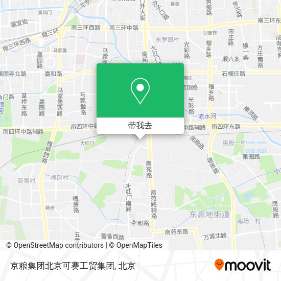京粮集团北京可赛工贸集团地图