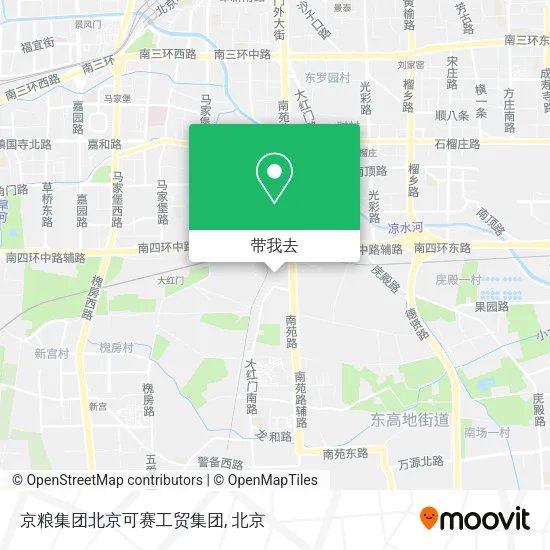 京粮集团北京可赛工贸集团地图