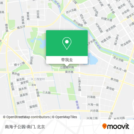南海子公园-南门地图