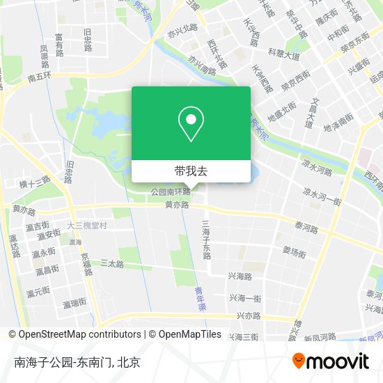 南海子公园-东南门地图