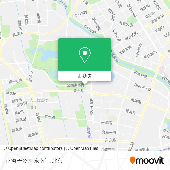 南海子公园-东南门地图