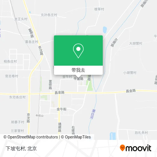 下坡屯村地图