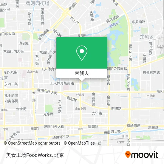 美食工场FoodWorks地图