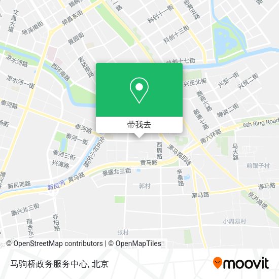 马驹桥政务服务中心地图