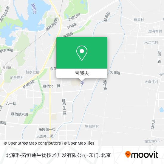 北京科拓恒通生物技术开发有限公司-东门地图