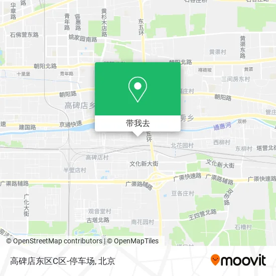 高碑店东区C区-停车场地图