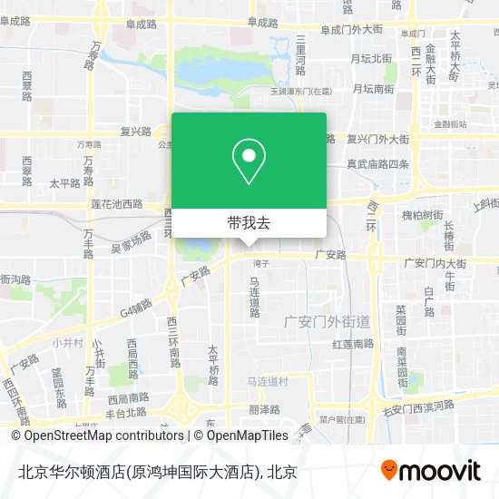 北京华尔顿酒店(原鸿坤国际大酒店)地图