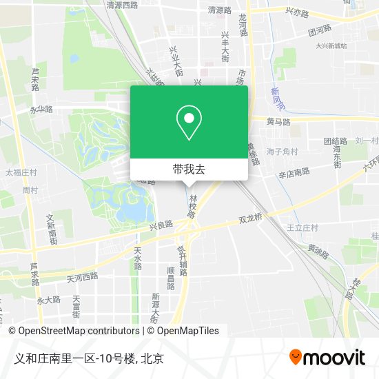 义和庄南里一区-10号楼地图