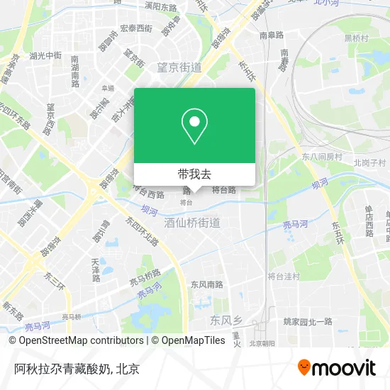 阿秋拉尕青藏酸奶地图