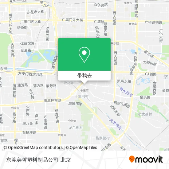 东莞美哲塑料制品公司地图