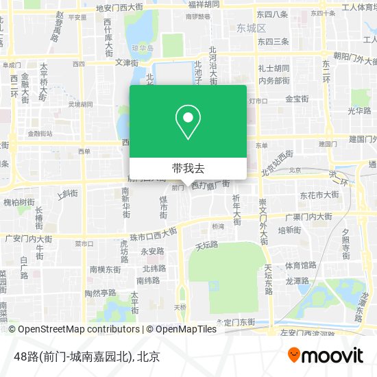 48路(前门-城南嘉园北)地图