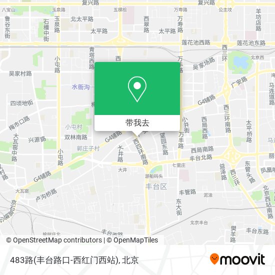 483路(丰台路口-西红门西站)地图