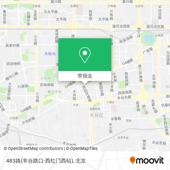 483路(丰台路口-西红门西站)地图
