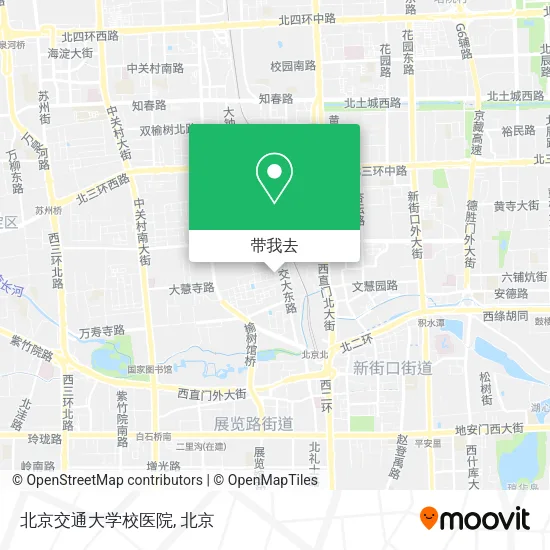 北京交通大学校医院地图