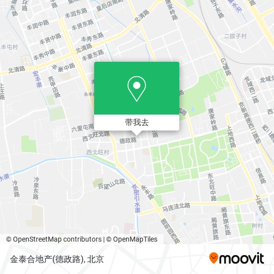 金泰合地产(德政路)地图