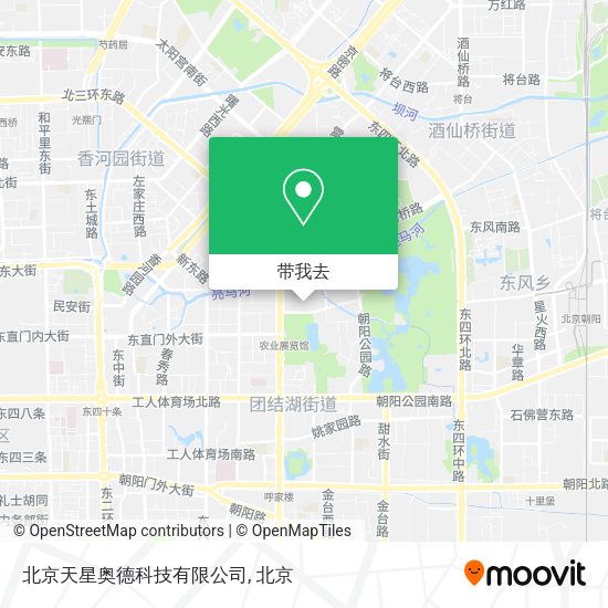 北京天星奥德科技有限公司地图