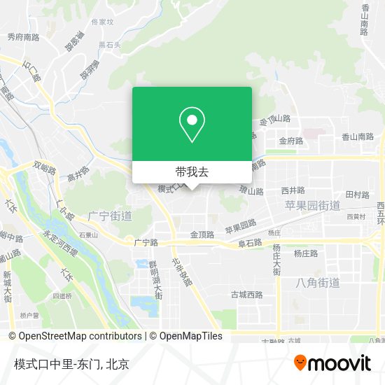 模式口中里-东门地图