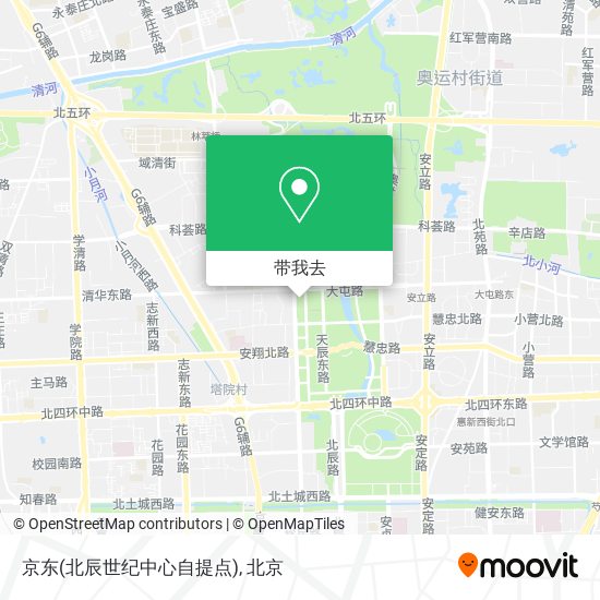 京东(北辰世纪中心自提点)地图