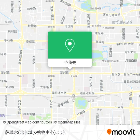 萨瑞尔(北京城乡购物中心)地图