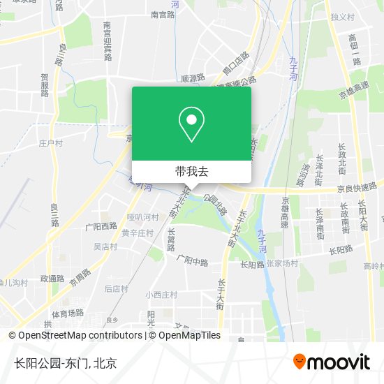 长阳公园-东门地图