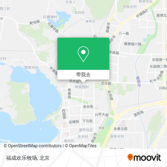 福成欢乐牧场地图
