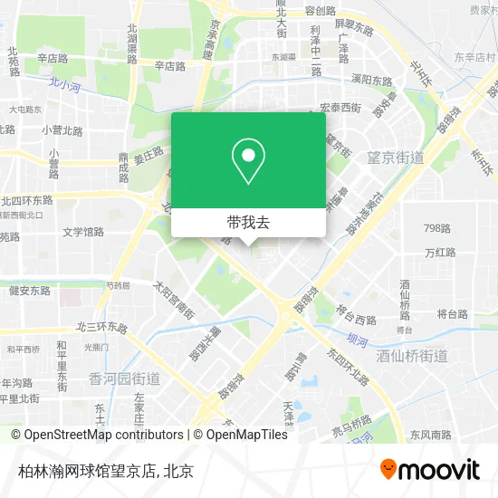 柏林瀚网球馆望京店地图