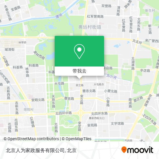 北京人为家政服务有限公司地图