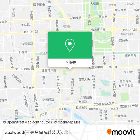 Zealwood(三夫马甸东鞋装店)地图