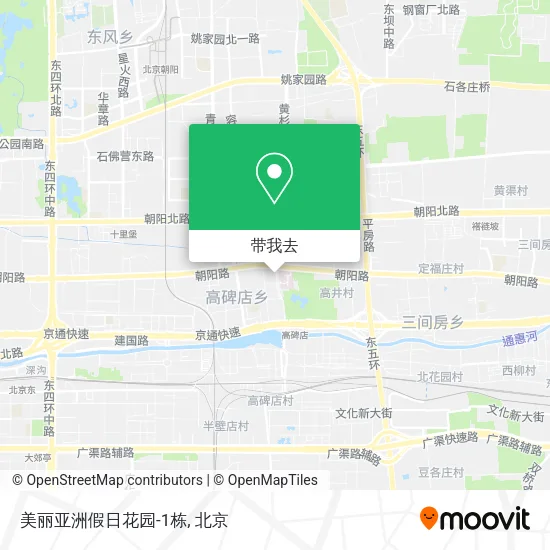 美丽亚洲假日花园-1栋地图
