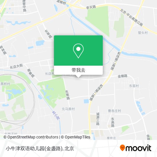 小牛津双语幼儿园(金盏路)地图