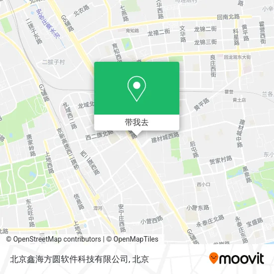 北京鑫海方圆软件科技有限公司地图