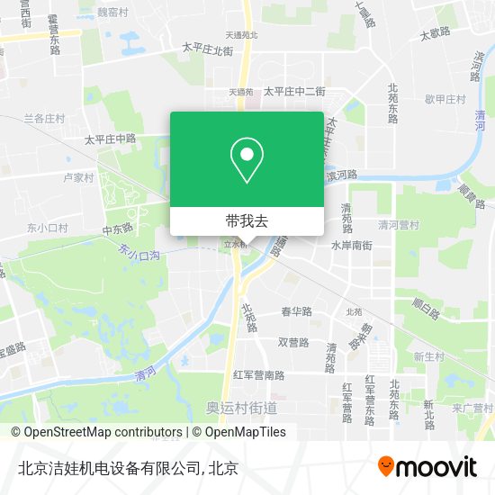北京洁娃机电设备有限公司地图