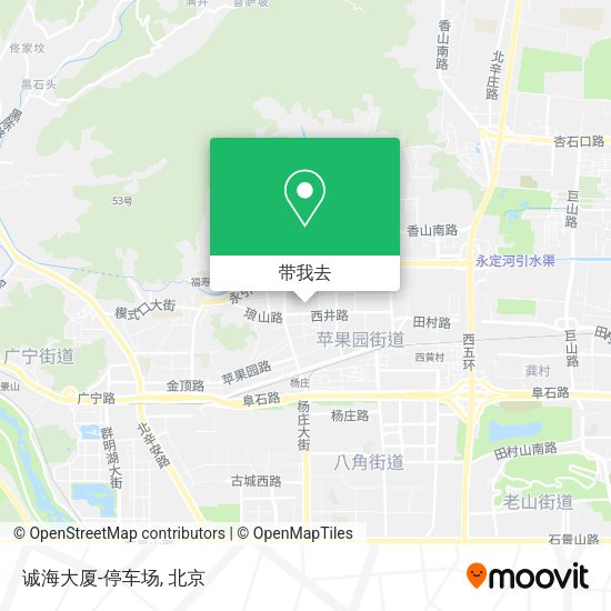 诚海大厦-停车场地图