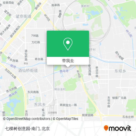 七棵树创意园-南门地图