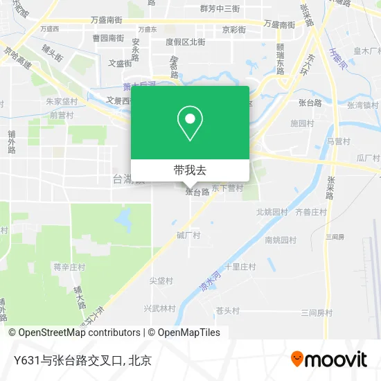 Y631与张台路交叉口地图