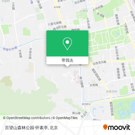 百望山森林公园-怀素亭地图
