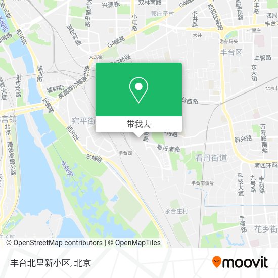丰台北里新小区地图