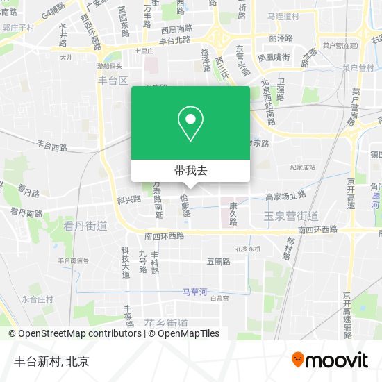 丰台新村地图