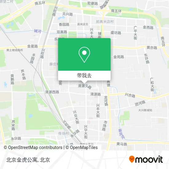 北京金虎公寓地图