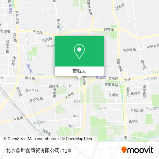 北京鼎世鑫商贸有限公司地图