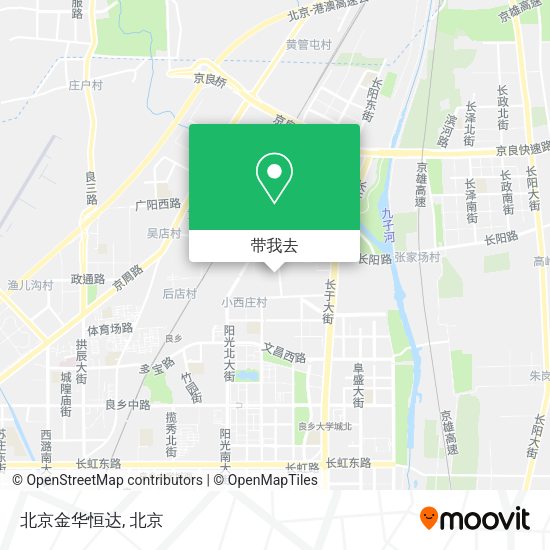 北京金华恒达地图